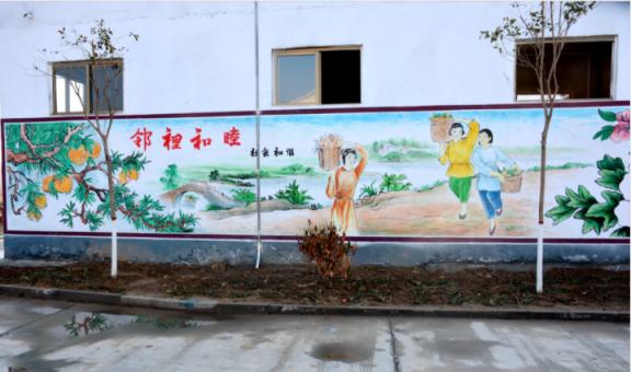 祁阳乡镇文化墙 乡风文明焕发新活力